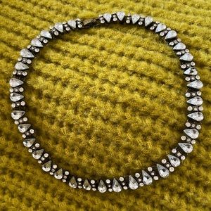 MACYS Gorgeous Rhinestone Collar Statement Necklace